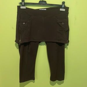 Nomads hemp-wear soft bamboo skirted capris
